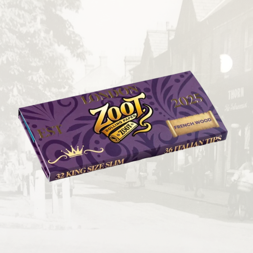 Zoot Purple Unbleached Ultra-Thin French Wood Rolling Papers
