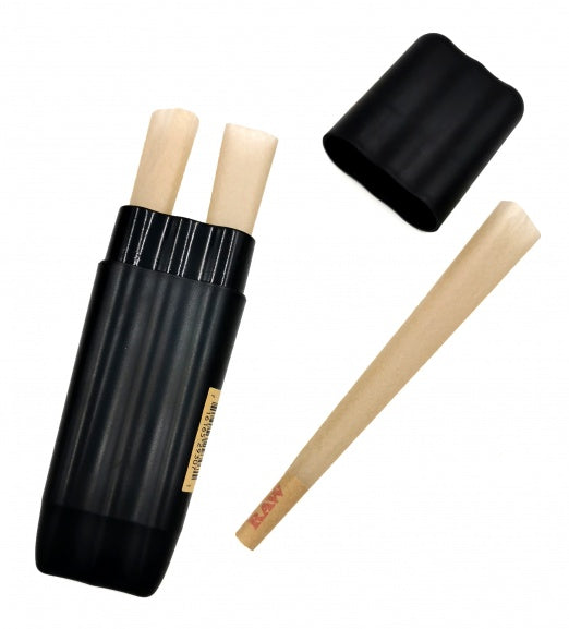 RAW Three Tree Case - Pre-Rolled Cone Holder