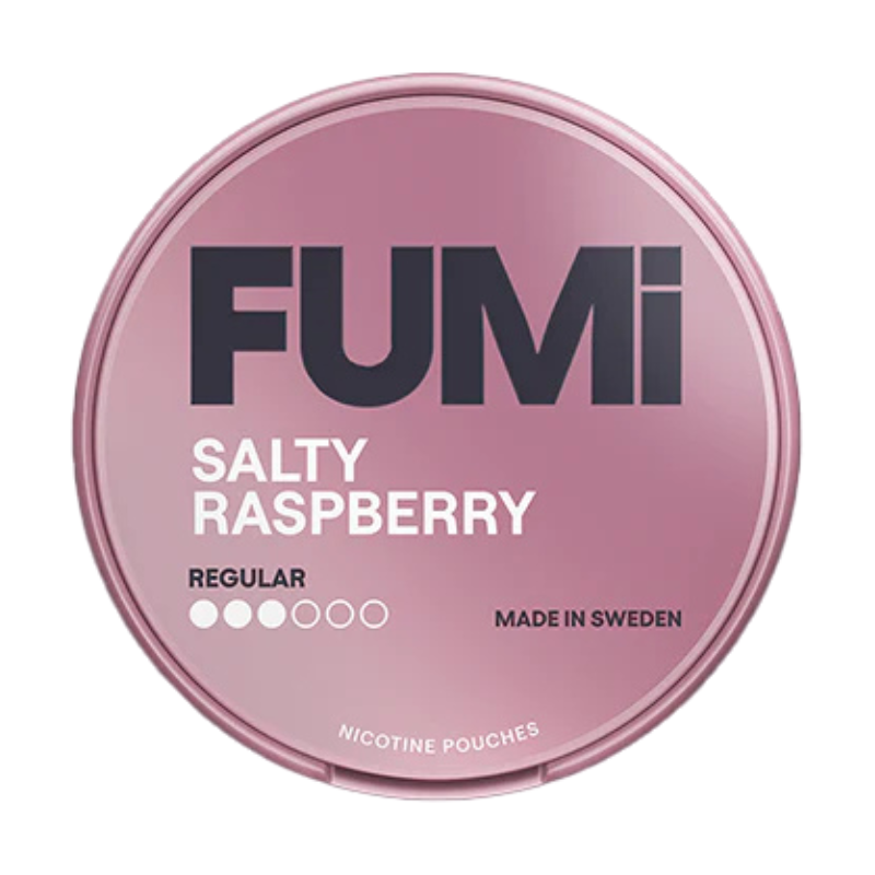 Salty Raspberry FUMI Strong Nicotine Pouch 4mg - 20 Pouches