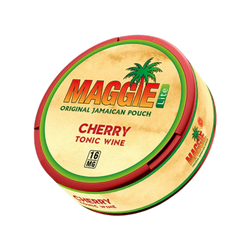 Cherry Tonic Wine MAGGIE Nicotine Snus Pouches 16mg - 20 Pouches