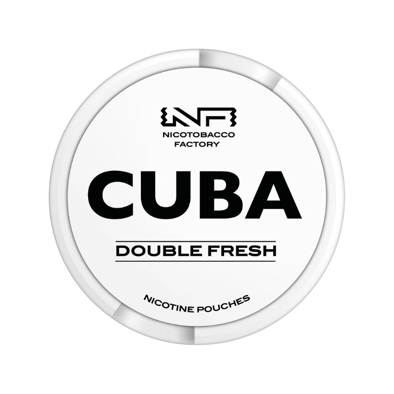 Double Fresh CUBA Nicotine Snus Pouches 16mg - 25 Pouches