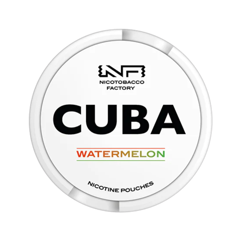 Watermelon CUBA Nicotine Snus Pouches 16mg - 25 Pouches
