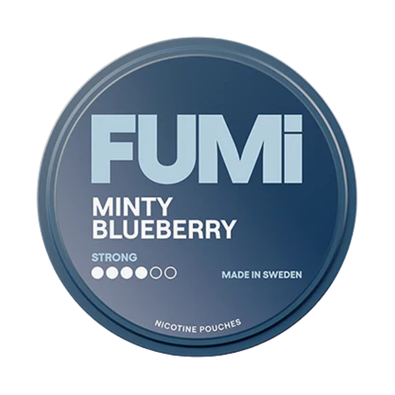Minty Blueberry FUMI Strong Nicotine Pouch 8mg - 20 Pouches