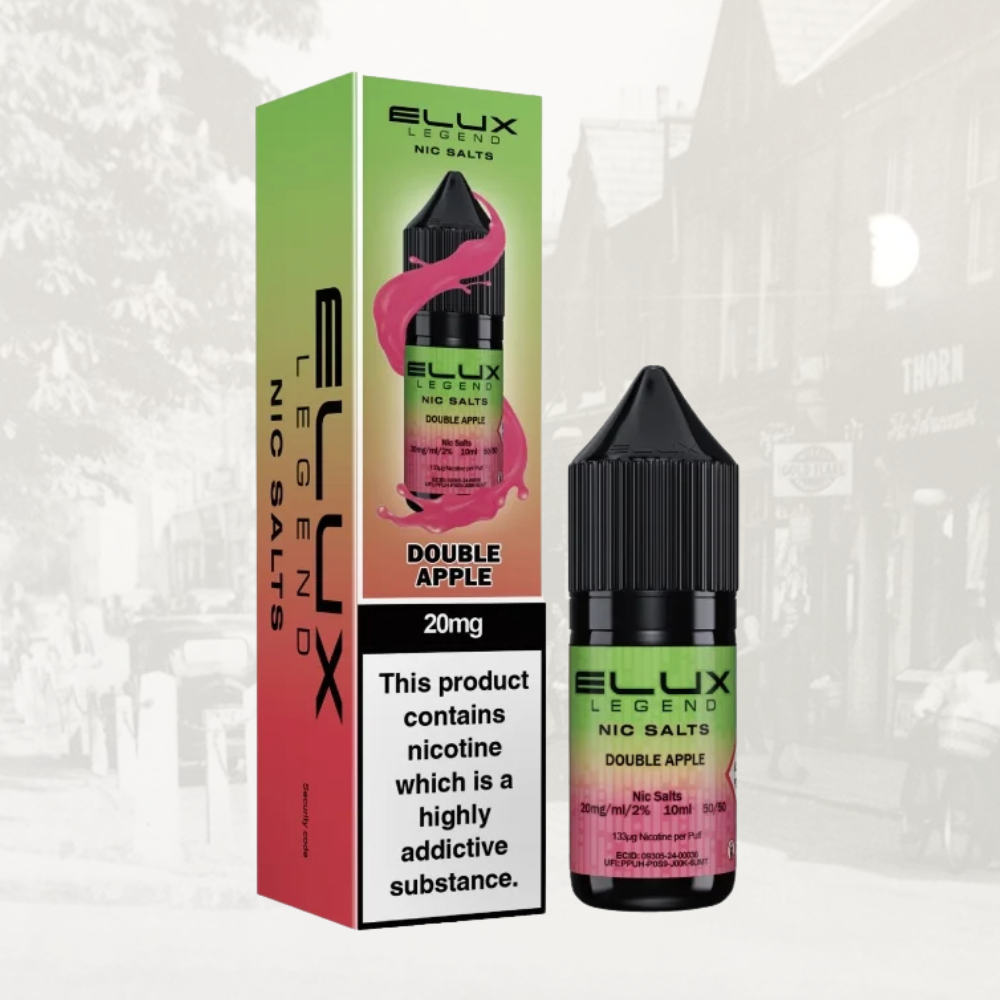 Elux Legend Nic Salt E-Liquid 20mg – Double Apple