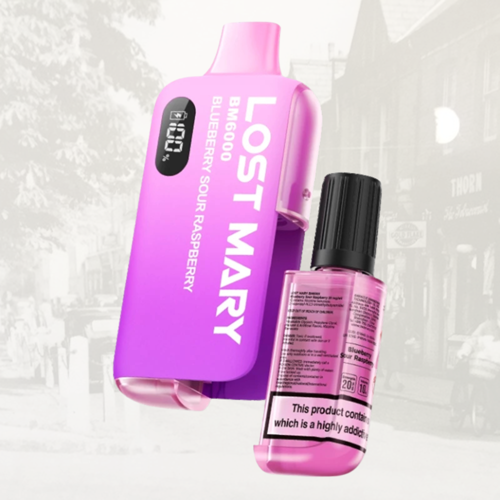 Lost Mary BM6000 Prefilled Vape Kit – Blueberry Sour Raspberry