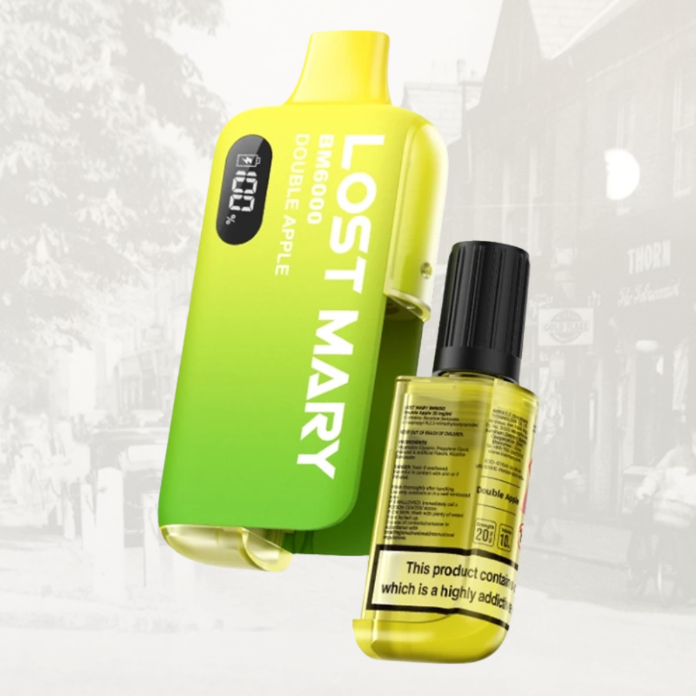 Lost Mary BM6000 Prefilled Vape Kit – Double Apple