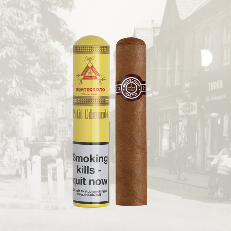 Montecristo Petit Edmundo Tubed Single Cuban Cigar