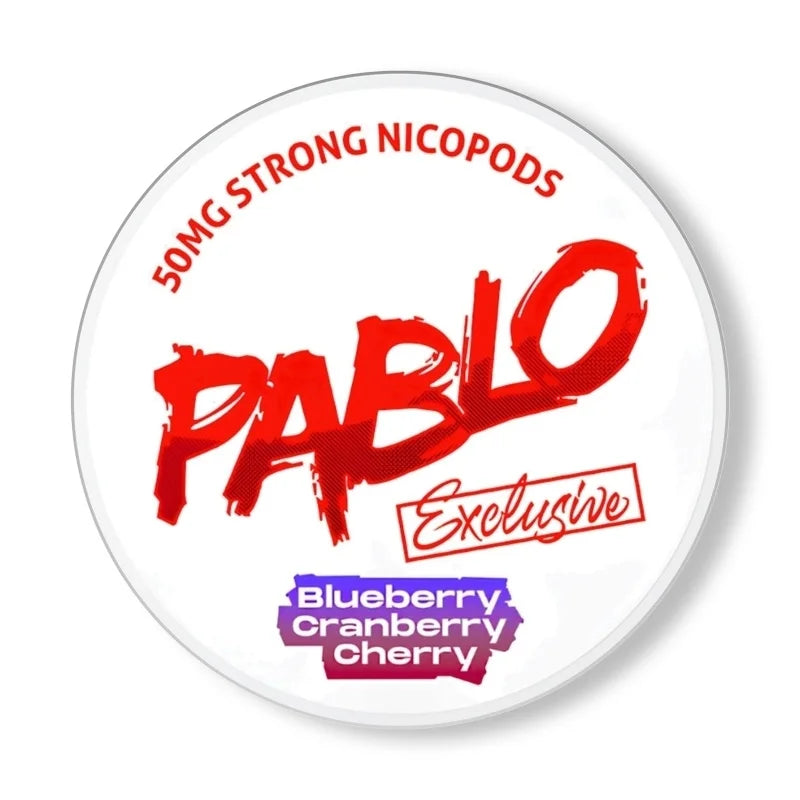 Blueberry Cranberry Cherry Pablo Exclusive Nicotine Pouches - 30mg
