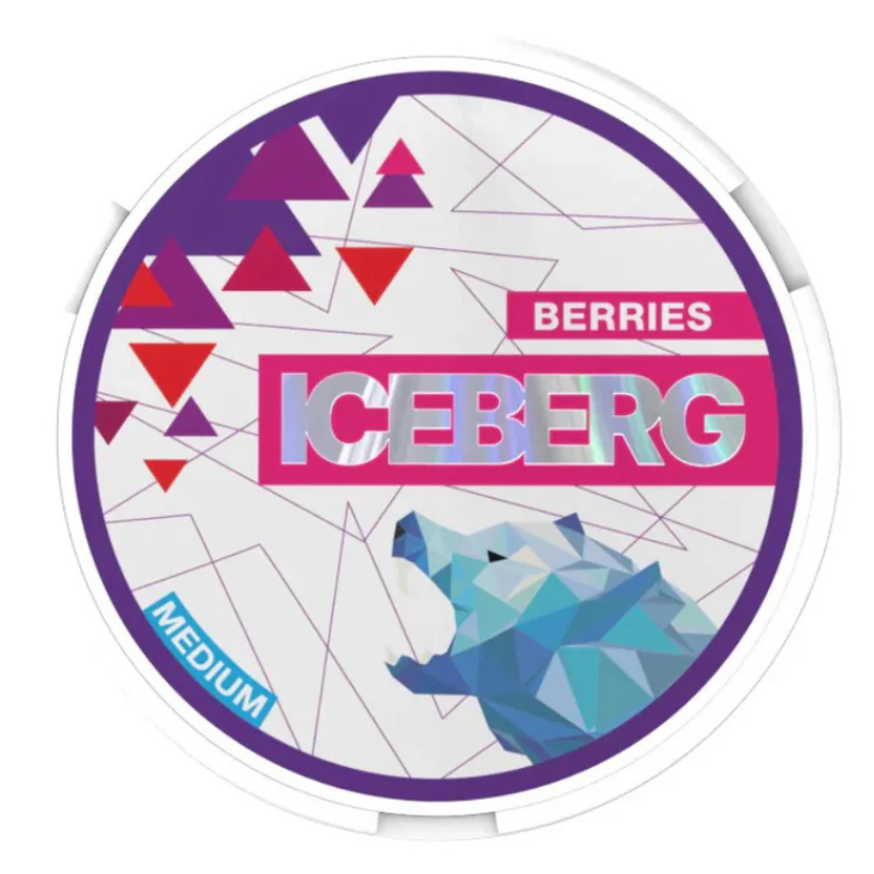 Berries Iceberg Medium Nicotine Pouches 20mg - 20 Pouches