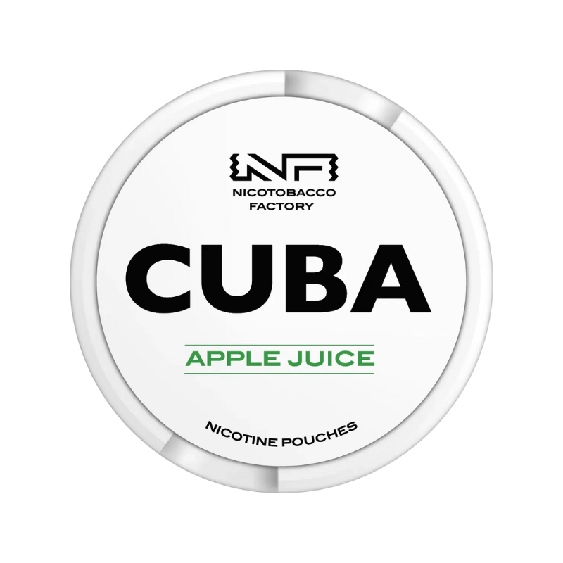 Apple Juice CUBA Nicotine Snus Pouches 16mg 25 Pouches