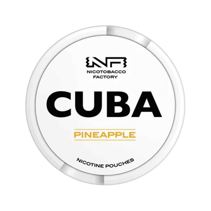 Pineapple CUBA Nicotine Snus Pouches 16mg - 25 Pouches