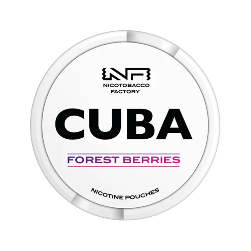Forest Berries CUBA Nicotine Snus Pouches 16mg - 25 Pouches