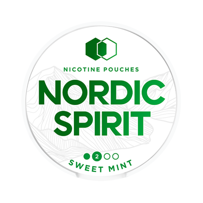 Sweet Mint Nordic Spirit Nicotine Snus Pouches 9mg - 20 Pouches