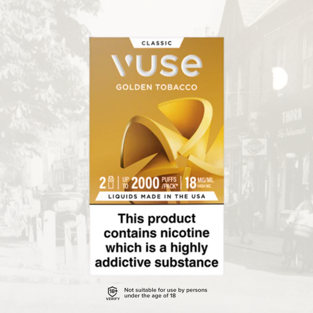 Vuse Golden Tobacco ePods - Full Box (5 Packs)