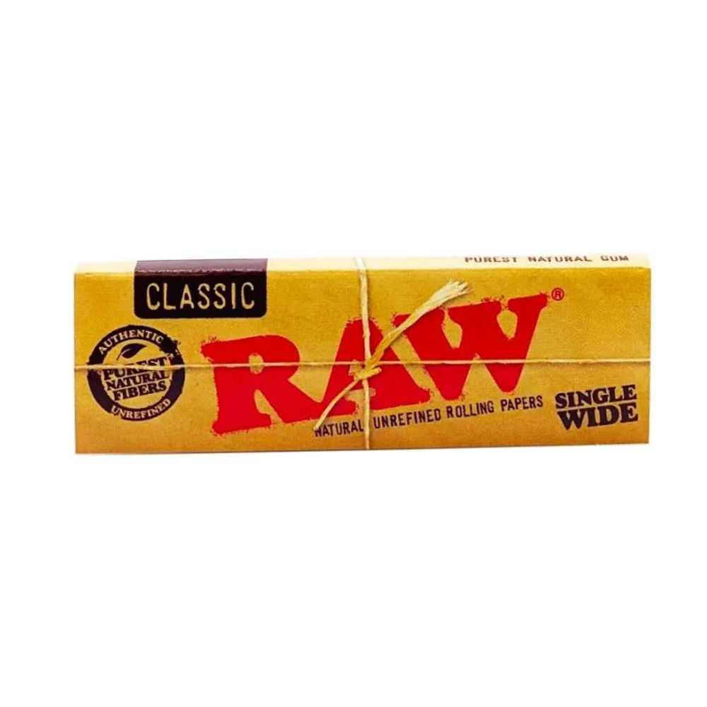 RAW Classic Single Wide Rolling Papers x50