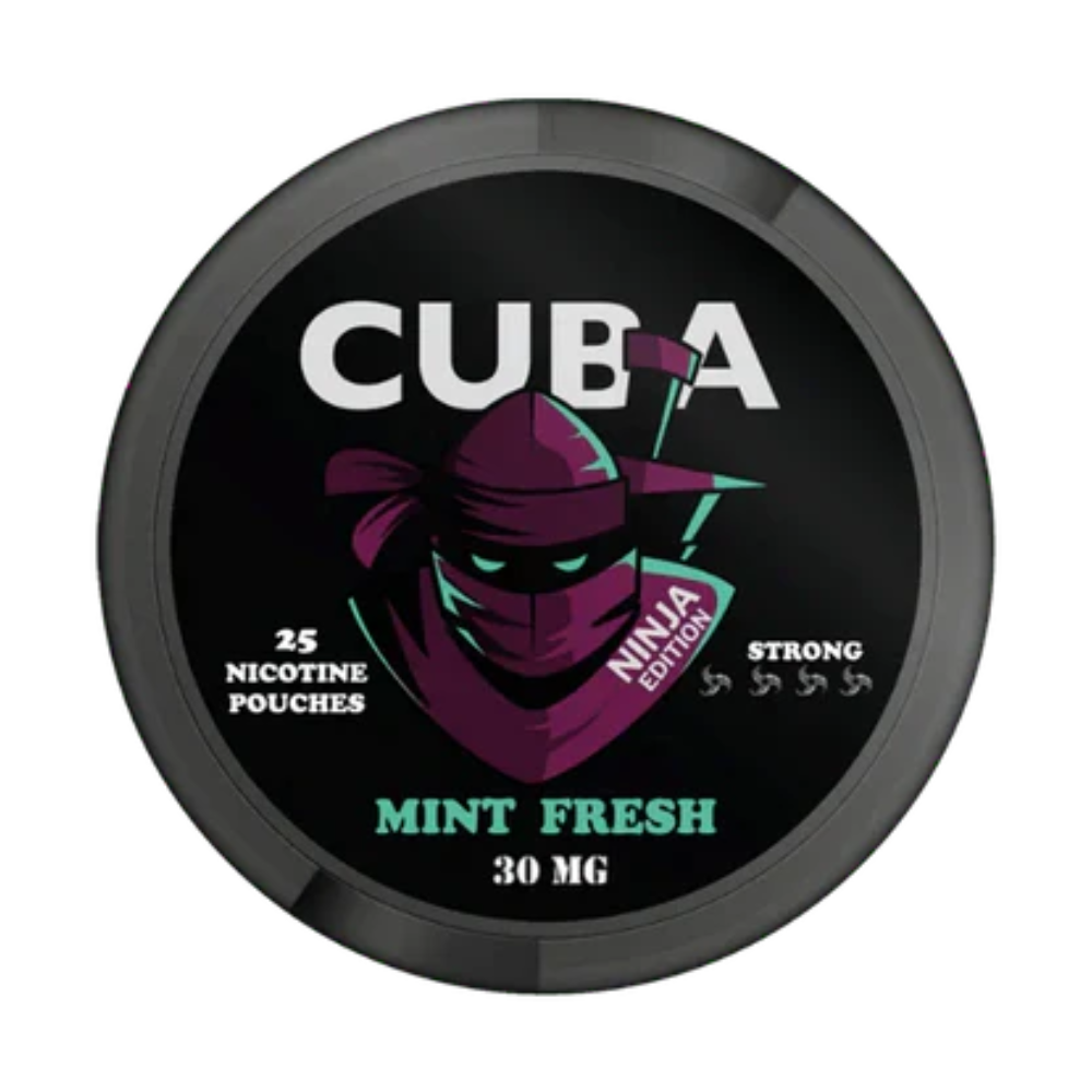 CUBA NINJA Mint Fresh Nicotine Pouches 30mg