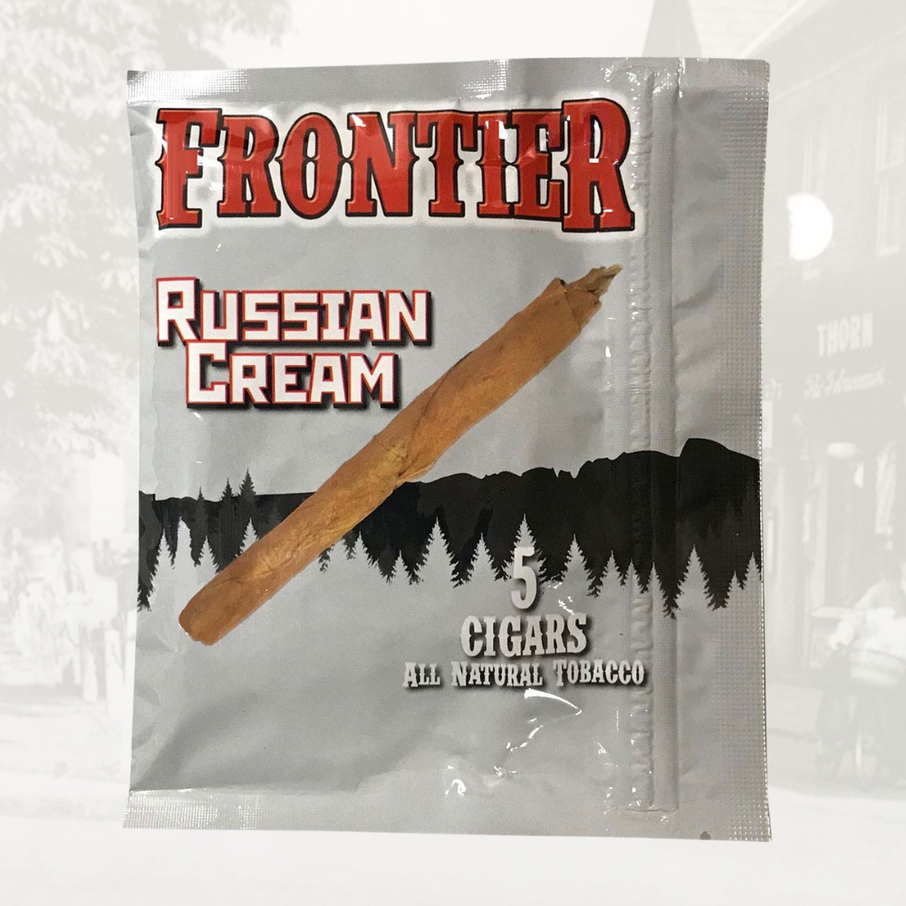 FRONTIER Cheroots Silver (Russian Cream) - Pack of 5