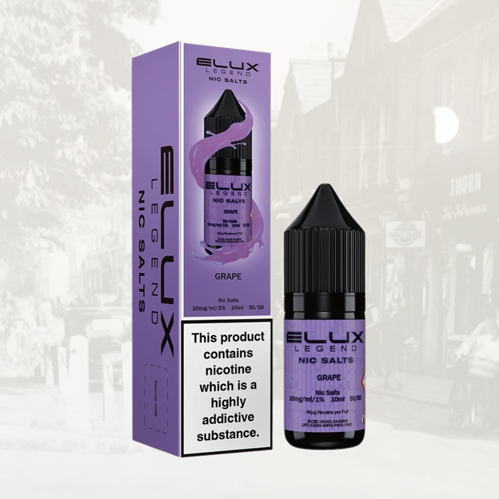 Elux Legend Nic Salt E-Liquid 20mg – Grape