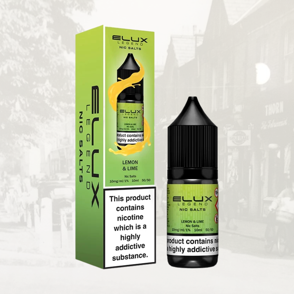 Elux Legend Nic Salt E-Liquid 20mg – Lemon & Lime