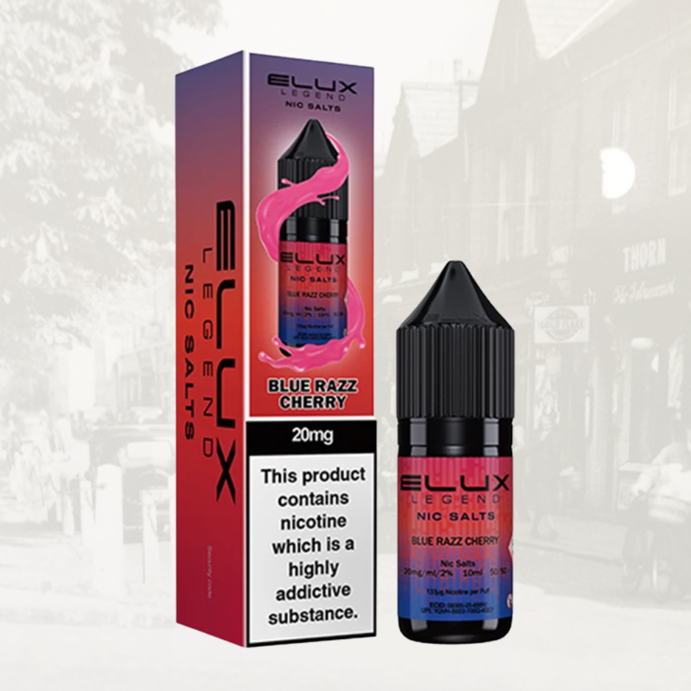 Elux Legend Nic Salt E-Liquid 20mg – Blue Razz Cherry
