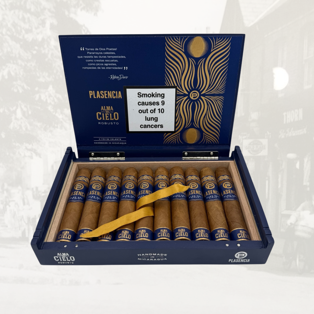 Plasencia Alma Del Cielo Celeste Robusto Cigar - Box of 10