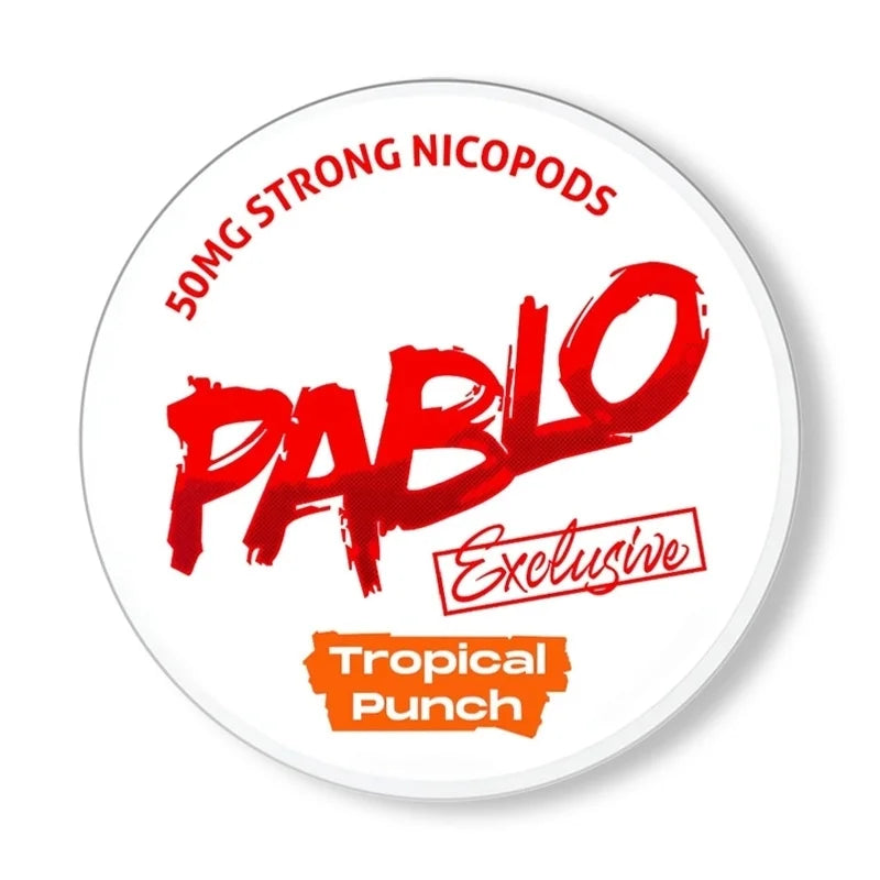 PABLO Tropical Punch Nicotine Pouches – 30mg
