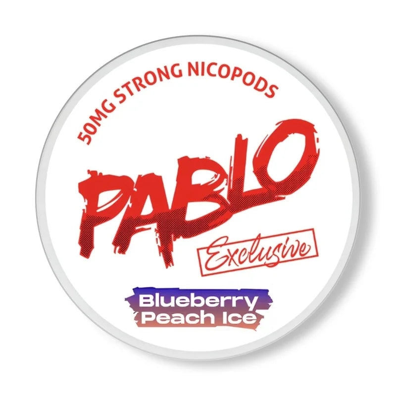 Blueberry Peach Ice Pablo Exclusive Nicotine Pouches - 30mg