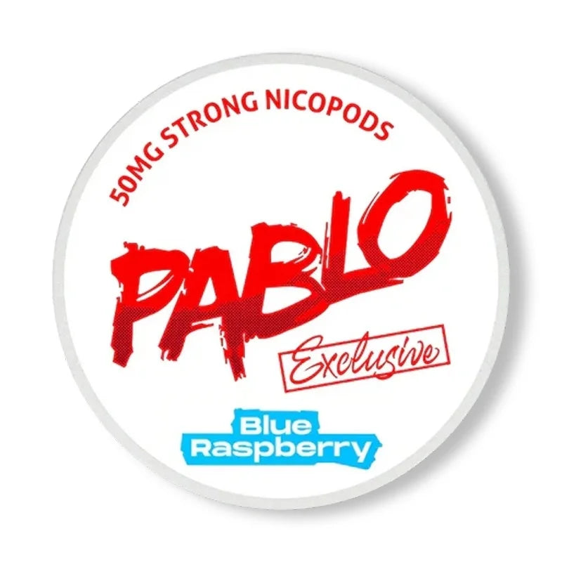 Blue Raspberry Pablo Exclusive Nicotine Pouches - 30mg