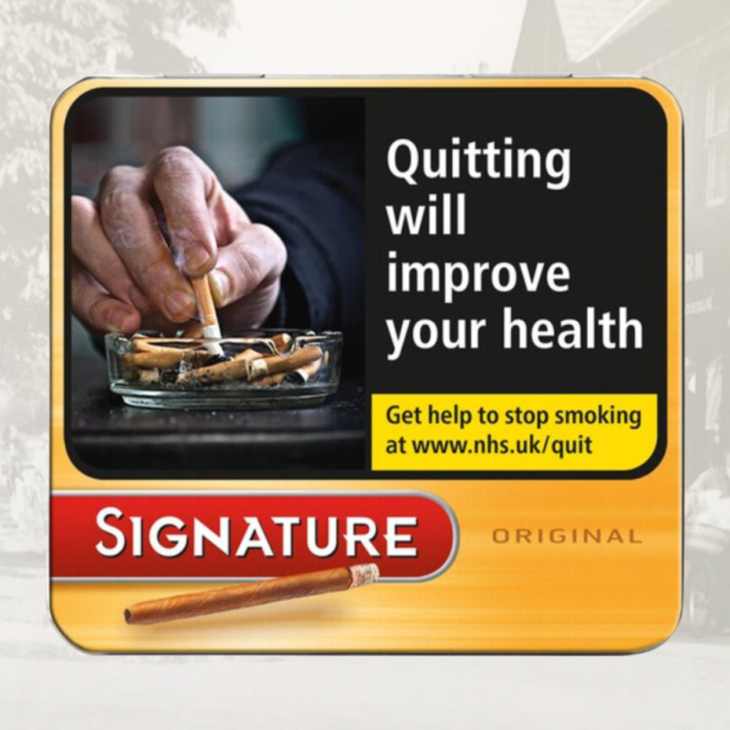 Signature Yellow Cigarillos (Café Crème) - Pack of 10