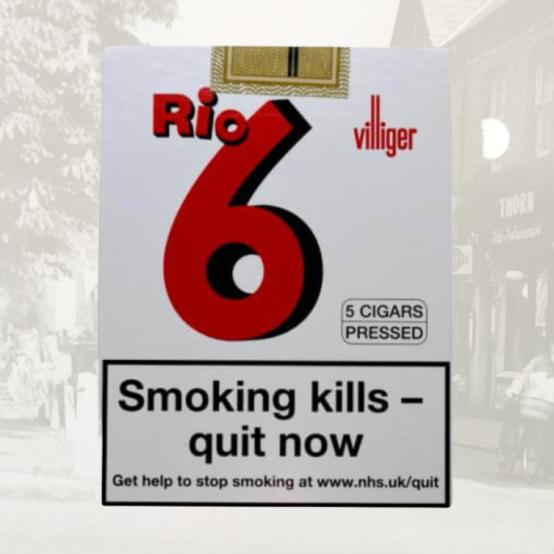 Villiger Rio 6 Pressed Cigars – Pack of 5